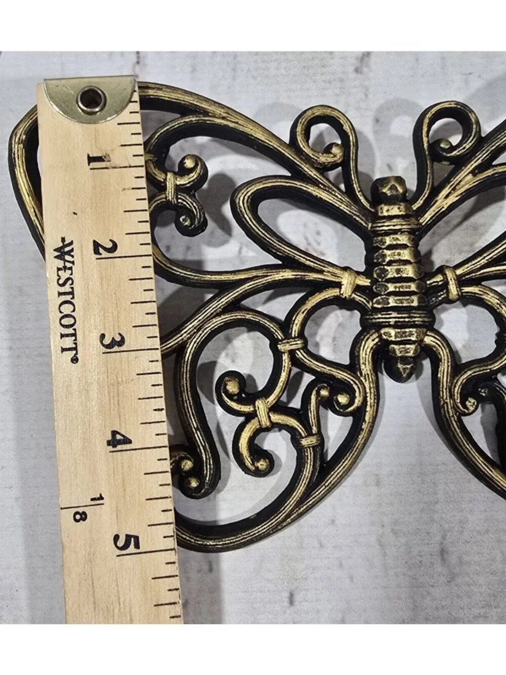3 Upcycled Homco Butterfly Wall Art Dark Academia Cottagecore Figures Eclectic